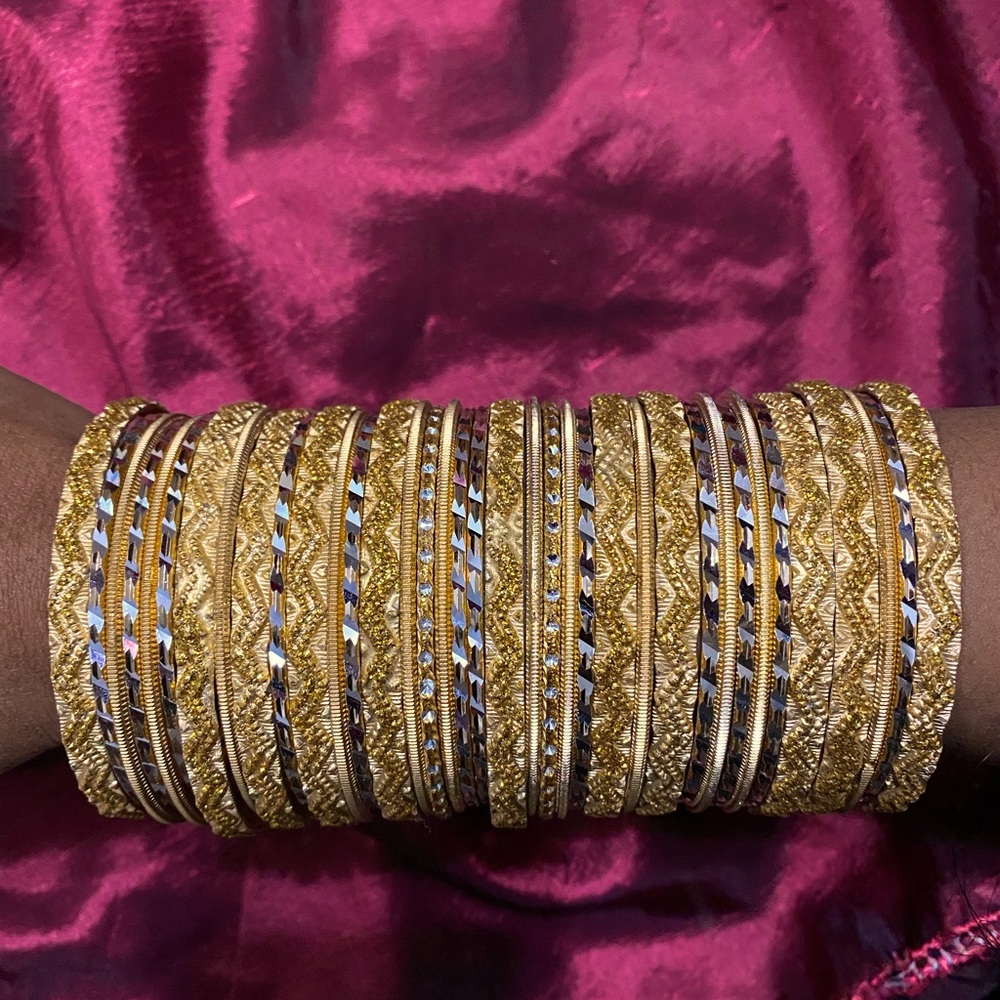 Gold Indian Bangles